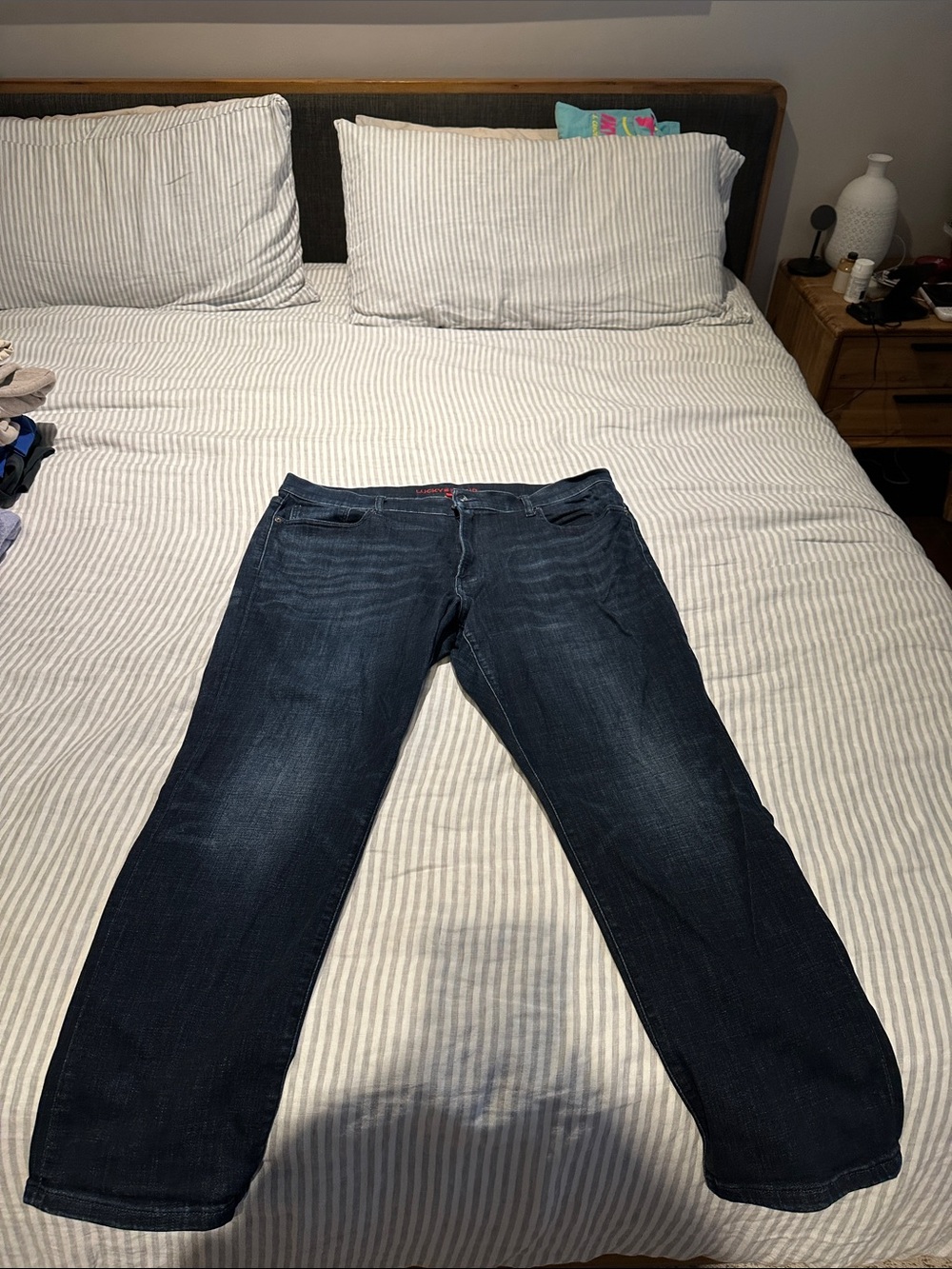 Lucky Brand Men's Dark Indigo 410 Jeans